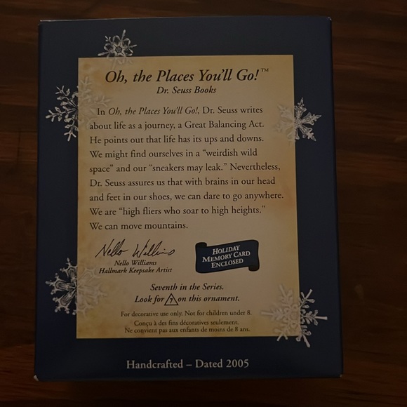 Hallmark keepsake Dr Seuss oh, the places you’ll go! - Picture 3 of 3